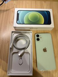 iPhone 12 mini 64Gb verde menta batteria nuova