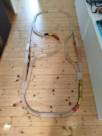 Pista trenino in legno