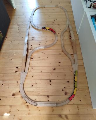 Pista trenino in legno