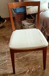Sedie legno color ciliegio 