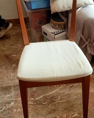 Sedie legno color ciliegio 