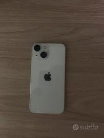 Iphone 13 mini 128 GB bianco + Cover Magsafe