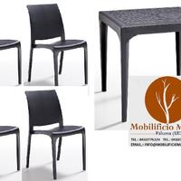 Sedie Tavoli Esterno Bar Ristorante Pizzeria cd030