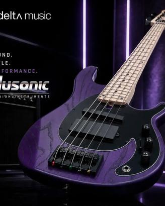 Alusonic Django Basic 5 Purple Basso Elettrico