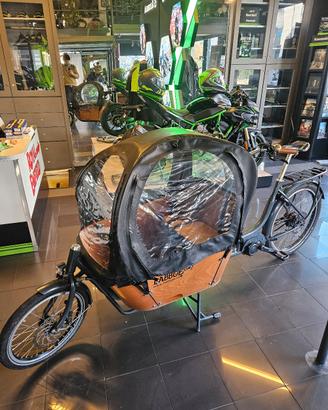 Cargo bike Babboe city motore Yamaha