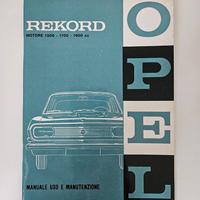 Rarissimo Manuale Originale OPEL REKORD B (65-66)