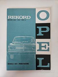 Rarissimo Manuale Originale OPEL REKORD B (65-66)