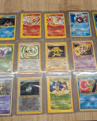 set vintage 24 carte Pokemon RARE 1999/2004