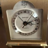 sveglia swiza quarzo batteria orologio con scatola