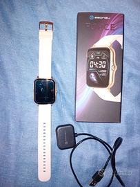 Smartwatch Zeonzu cinturino rosa