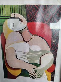 Quadro donna che dorme Picasso