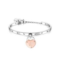 Bracciale placcato con cuore