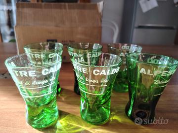 6 bicchierini ALPESTRE CALDO vintage