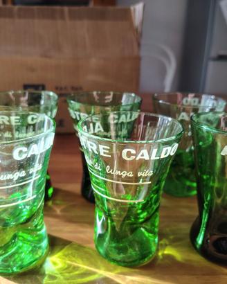6 bicchierini ALPESTRE CALDO vintage