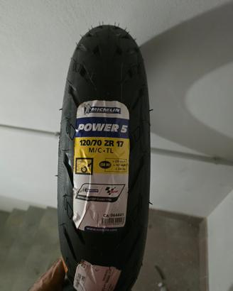pneumatici michelin power 5, 120 70 17 180 55 17