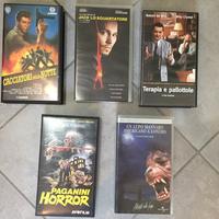 5 film in VHS originali da collezione