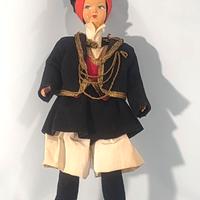 BAMBOLA tipo LENCI COSTUME SARDO ANNI 50/60 VINTAG