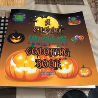 Libro da colorare di Halloween con 40 disegni