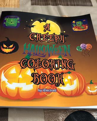 Libro da colorare di Halloween con 40 disegni
