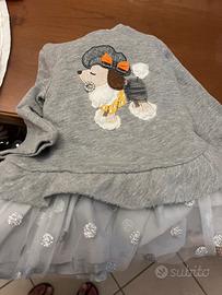 Vestitino da neonata taglia 9mesi altezza 41cm