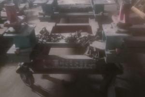 Banco per raddrizzatura cabine autocarri