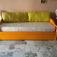 Struttura letto singolo secondo letto estraibile