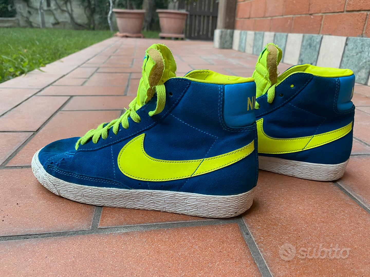 Nike blazer clearance nere pelle