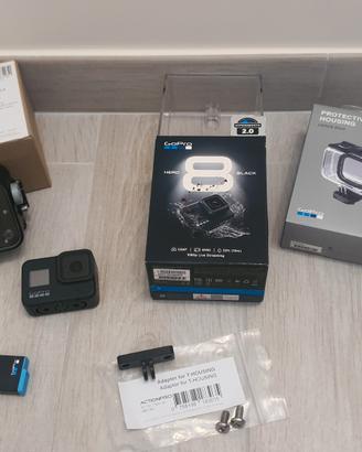 Gopro hero 8 black con scafandro t-housing -250mt