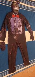 costume Halloween FNAF Bonnie età 7-8 anni