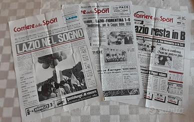 SS Lazio 3 Prime Pagine Corriere dello Sport
