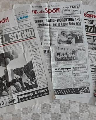 SS Lazio 3 Prime Pagine Corriere dello Sport