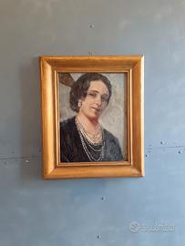 Ritratto  Anni ’20/’30 Olio su Cartoncino 