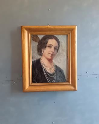 Ritratto  Anni ’20/’30 Olio su Cartoncino 