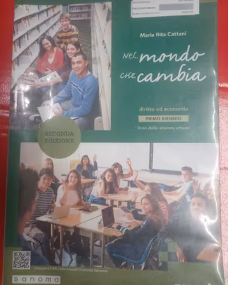libro scuola "nel mondo che cambia" diritto ed eco