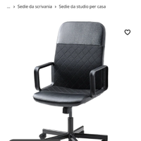 Sedia da ufficio ikea