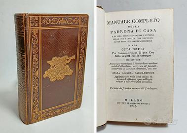 MANUALE COMPLETO DELLA PADRONA DI CASA 1827