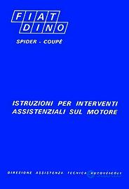 MANUALE FIAT DINO 2.0 - SPIDER - COUPE