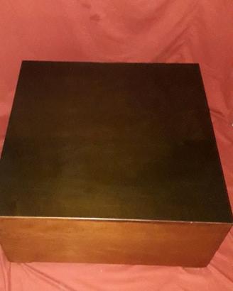 cubo legno con cristallo