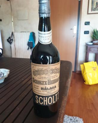 Rara bottiglia malaga scholtz hermanos