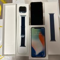 Iphone x 256 GB e Apple Iwatch 7 41 mm GPS
