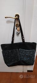 Borsa shopper Dallas  in vera pelle e cavallino