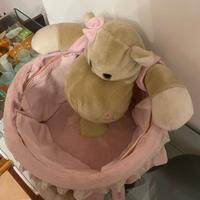 CESTO PORTAOGGETTI NEONATO NANAN BOMBO ROSA - VIMI