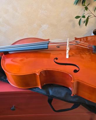 VIOLONCELLO 4/4 N.2 - COMPLETO DI ARCHETTO E 