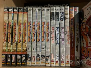 Dvd naruto e deathnote