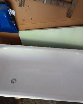 Vasca da bagno in ghisa 140x70x h 40