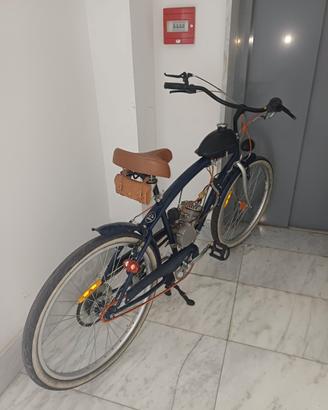 bicicletta cruiser  motore 2 tempi