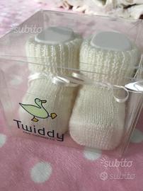 Scarpine nuove culla battesimo cerimonia twiddy