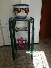 Portavasi con basi in vetro