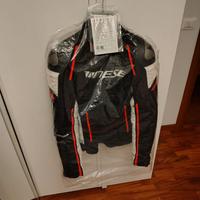 Giacca Dainese Racing 3 D-dry Nero/Bianco/Ross flu