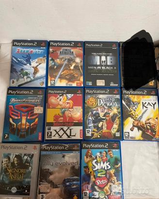 Lotto 10 Giochi PS2 (Signore Anelli, WRC, Sims)